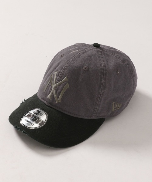 NEW ERA(ニューエラ)の「【NEW ERA(ニューエラ)】ダメージバイカラー9THIRTY(キャップ・メンズ・ベージュ/チャコール/レッド・FREE)」の15枚目の写真