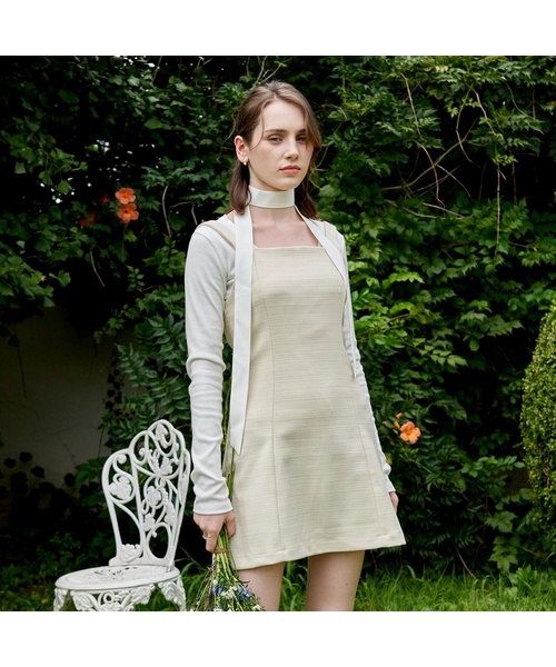 LAMARO(ラマロ)の「ボニータ ネイト ツイードワンピース 3カラー(ワンピース・レディース・ブラック/Cream/PINK・MEDIUM/SMALL)」の2枚目の写真