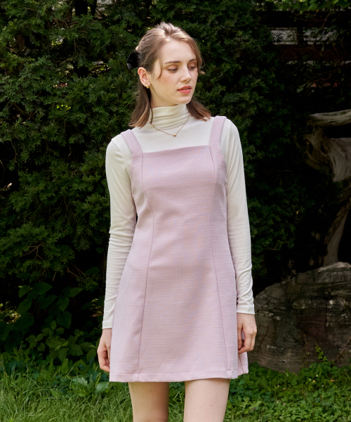 LAMARO(ラマロ)の「ボニータ ネイト ツイードワンピース 3カラー(ワンピース・レディース・ブラック/Cream/PINK・MEDIUM/SMALL)」の4枚目の写真