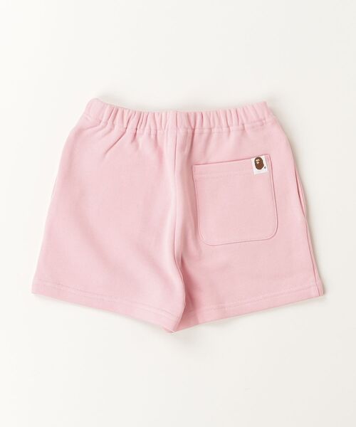 A BATHING APE（アベイシングエイプ）の「BABY MILO SWEAT SHORTS（スウェットパンツ・キッズ・ピンク・140/110/100/120/130）」の6枚目の写真