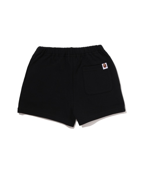 A BATHING APE（アベイシングエイプ）の「BABY MILO SWEAT SHORTS（スウェットパンツ・キッズ・ピンク・140/110/100/120/130）」の2枚目の写真
