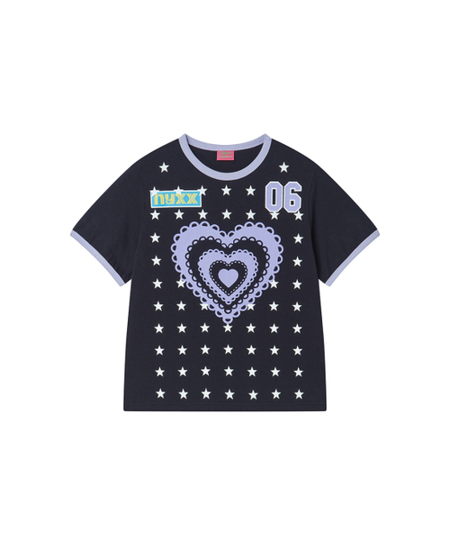 NYXX(エヌワイエックスエックス)の「STAR RINGER TEE NAVY(Tシャツ/カットソー・レディース・その他・FREE)」の2枚目の写真
