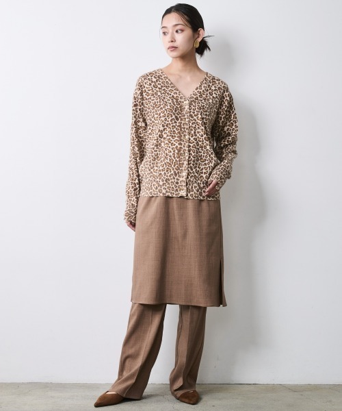 CHIC STYLE(シックスタイル)の「スカートドッキングパンツ<大きいサイズ有>シックスタイル(その他パンツ・レディース・モカ/ブラック・L/M/4L/3L/LL/5L)」の10枚目の写真