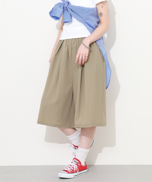 hunch(ハンチ)の「hunch タック入りハーフパンツ(その他パンツ・レディース・ブラウン/カーキ/ブラック・FREE)」の19枚目の写真