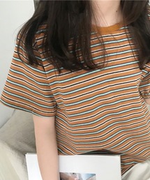 マルチボーダーTシャツ