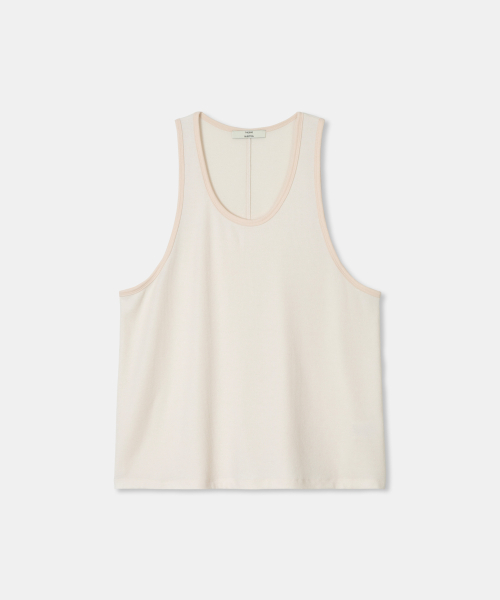 THEENDQUESTION(ジエンドクエスチョン)の「Loose sleeveless t-shirt / IVORY(Tシャツ/カットソー・レディース・その他・FREE)」の1枚目の写真