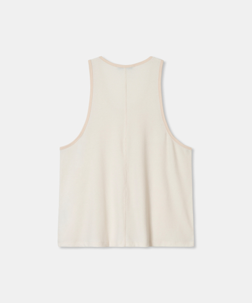 THEENDQUESTION(ジエンドクエスチョン)の「Loose sleeveless t-shirt / IVORY(Tシャツ/カットソー・レディース・その他・FREE)」の2枚目の写真