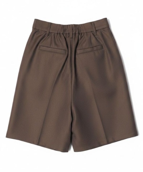 Human 2nd Occasion（ヒューマンセカンドオケージョン）の「ツイルタックハーフパンツ（その他パンツ・レディース・ブラウン・M）」の9枚目の写真