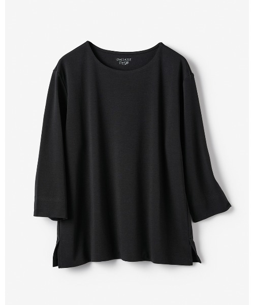 DoCLASSE( ドゥクラッセ)の「コンパクトフォルム/7分袖・DoT(Tシャツ/カットソー・レディース・ホワイト/ブラック/ブルー/ライトグレー・M/LL/L/S)」の12枚目の写真