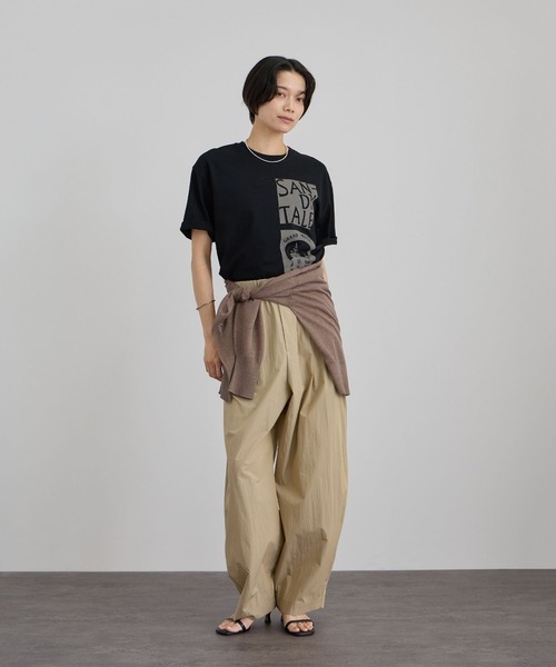 SALON adam et rope'（サロン アダム エ ロペ）の「Sandy TaleグラフィックロゴT（Tシャツ/カットソー・レディース・ブラック/ホワイト系その他/ホワイト・FREE）」の6枚目の写真