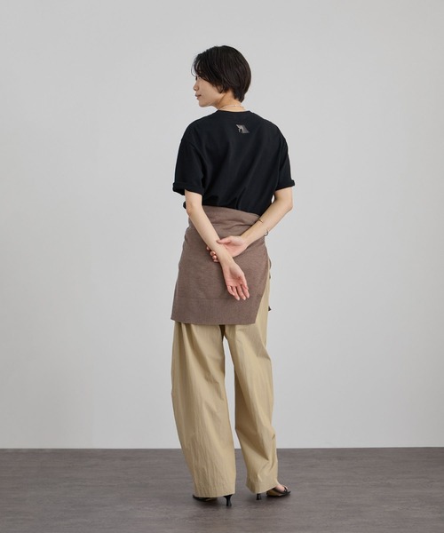 SALON adam et rope'（サロン アダム エ ロペ）の「Sandy TaleグラフィックロゴT（Tシャツ/カットソー・レディース・ブラック/ホワイト系その他/ホワイト・FREE）」の7枚目の写真
