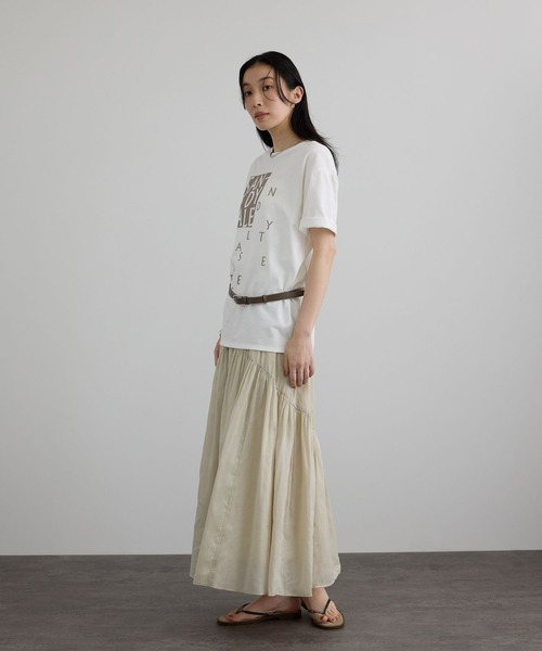 SALON adam et rope'（サロン アダム エ ロペ）の「Sandy TaleグラフィックロゴT（Tシャツ/カットソー・レディース・ブラック/ホワイト系その他/ホワイト・FREE）」の10枚目の写真