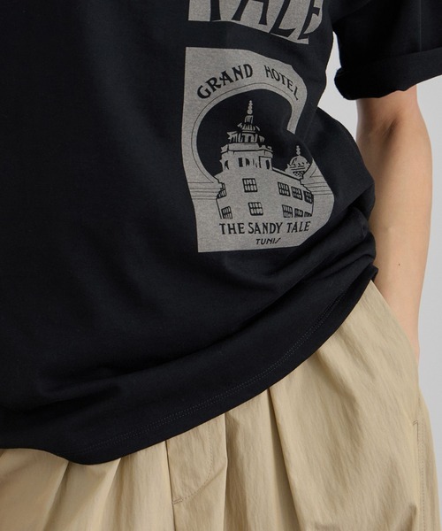 SALON adam et rope'（サロン アダム エ ロペ）の「Sandy TaleグラフィックロゴT（Tシャツ/カットソー・レディース・ブラック/ホワイト系その他/ホワイト・FREE）」の14枚目の写真