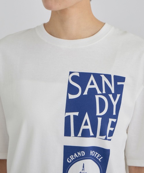 SALON adam et rope'（サロン アダム エ ロペ）の「Sandy TaleグラフィックロゴT（Tシャツ/カットソー・レディース・ブラック/ホワイト系その他/ホワイト・FREE）」の22枚目の写真