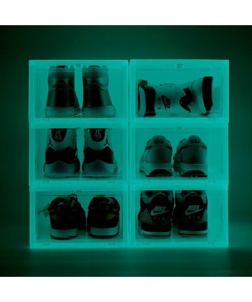 KICKS LAB.（キックスラボ）の「KICKS LAB. SHOE STORAGE BOX 6 BOX / キックスラボ シューストレージ ボックス 6BOXセット / KL-SSB-LTD-01-6（シューズ小物/雑貨・メンズ・グレー・FREE）」の4枚目の写真