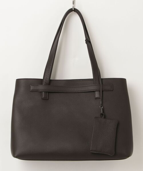 BRILLA per il gusto（ブリッラペルイルグースト）の「FLATHO LT TOTE（トートバッグ・メンズ・ダークブラウン/ブラック・ONE SIZE）」の2枚目の写真