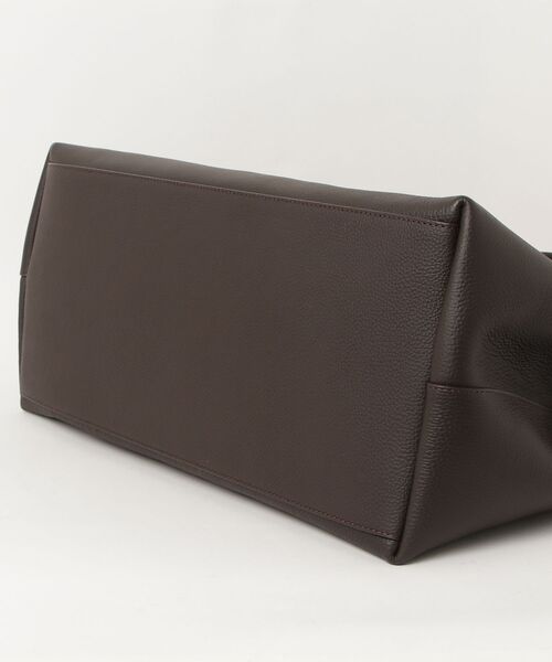 BRILLA per il gusto（ブリッラペルイルグースト）の「FLATHO LT TOTE（トートバッグ・メンズ・ダークブラウン/ブラック・ONE SIZE）」の4枚目の写真