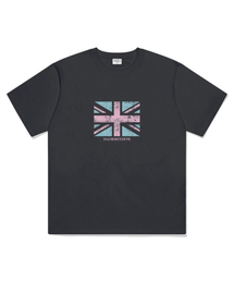 ブリティッシュオーバーサイズ半袖Tシャツチャコール