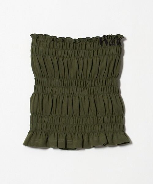 6(ロク)の「【別注】<Ruro for 6>SHIRRING TUBE TOP/チューブトップ(チューブトップ・レディース・オリーブ/パープル/ネイビー/ライトブルー・FREE)」の11枚目の写真