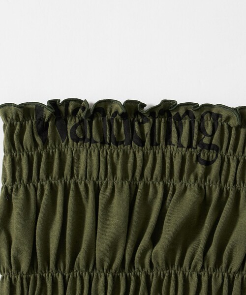 6(ロク)の「【別注】<Ruro for 6>SHIRRING TUBE TOP/チューブトップ(チューブトップ・レディース・オリーブ/パープル/ネイビー/ライトブルー・FREE)」の14枚目の写真
