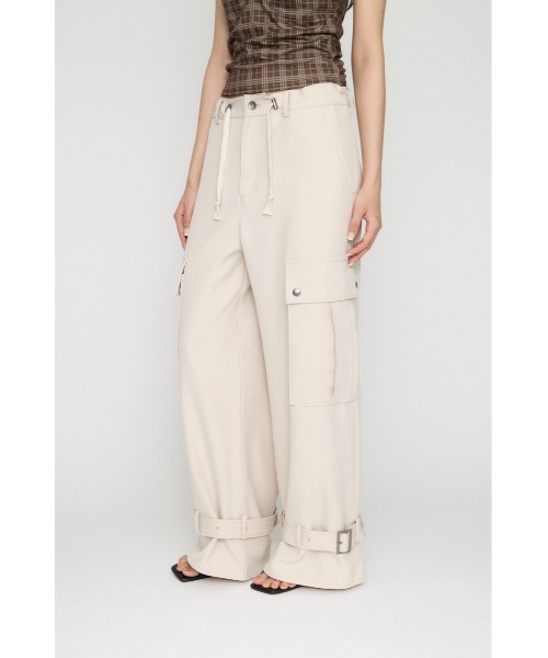 LAGUA GEM(ラグアジェム)の「LOOSEY POCKET CARGO パンツ(カーゴパンツ・レディース・アイボリー/ブラック・X-SMALL/SMALL/MEDIUM)」の14枚目の写真