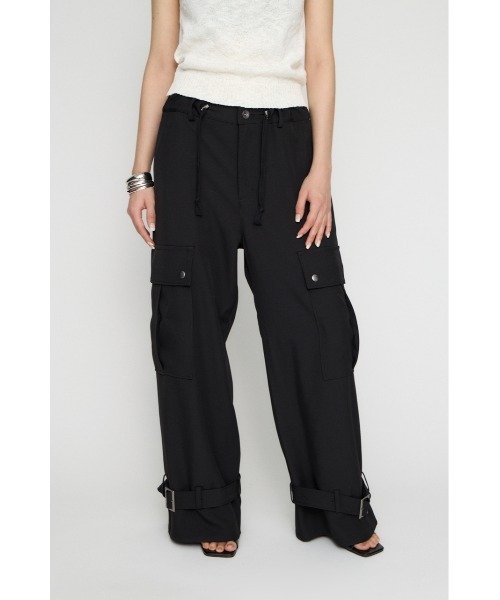LAGUA GEM(ラグアジェム)の「LOOSEY POCKET CARGO パンツ(カーゴパンツ・レディース・アイボリー/ブラック・X-SMALL/SMALL/MEDIUM)」の10枚目の写真