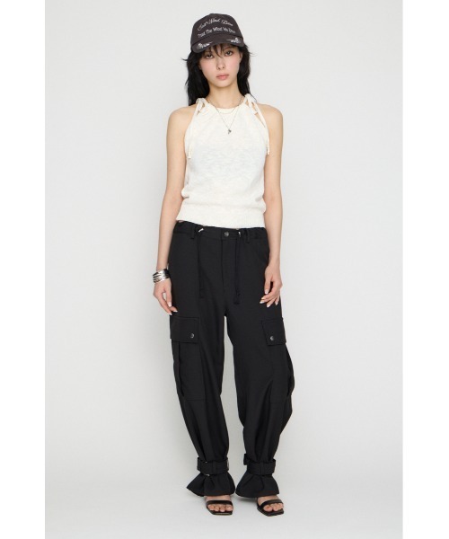 LAGUA GEM(ラグアジェム)の「LOOSEY POCKET CARGO パンツ(カーゴパンツ・レディース・アイボリー/ブラック・X-SMALL/SMALL/MEDIUM)」の11枚目の写真