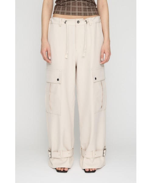 LAGUA GEM(ラグアジェム)の「LOOSEY POCKET CARGO パンツ(カーゴパンツ・レディース・アイボリー/ブラック・X-SMALL/SMALL/MEDIUM)」の13枚目の写真