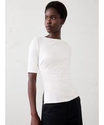 BANANA REPUBLIC FACTORY STORE　　Soft Luxe サイドルーシュドトップス