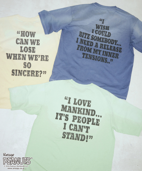 FRAMeWORK（フレームワーク）の「JOHNBULL/ジョンブル PEANUTS SNOOPY TEE（Tシャツ/カットソー・レディース・ネイビー・FREE）」の11枚目の写真
