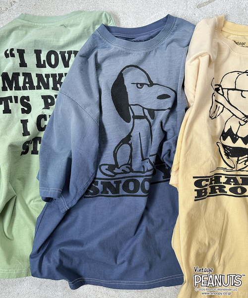 FRAMeWORK（フレームワーク）の「JOHNBULL/ジョンブル PEANUTS SNOOPY TEE（Tシャツ/カットソー・レディース・ネイビー・FREE）」の15枚目の写真