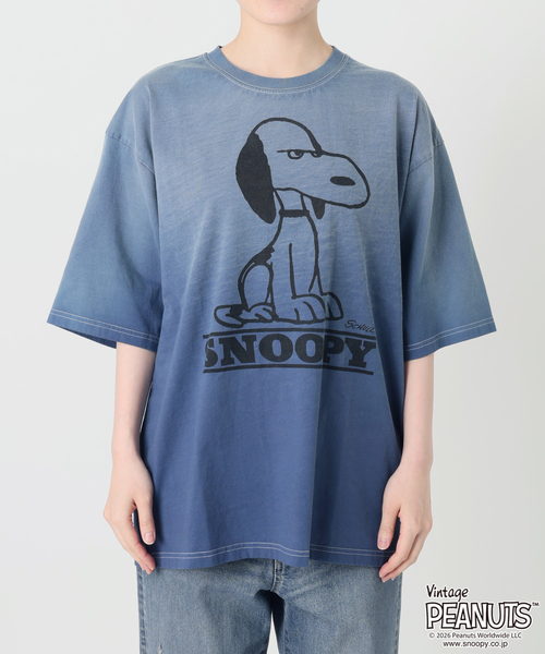 FRAMeWORK（フレームワーク）の「JOHNBULL/ジョンブル PEANUTS SNOOPY TEE（Tシャツ/カットソー・レディース・ネイビー・FREE）」の16枚目の写真