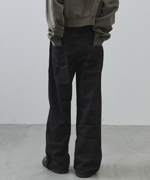 Shoowtime（ショウタイム）の「Button Fly Grunge Denim / ボタンフライグランジデニム（デニムパンツ・メンズ・ブラック・MEDIUM/LARGE/X-LARGE）」の7枚目の写真