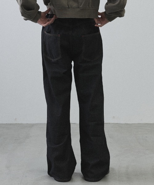 Shoowtime（ショウタイム）の「Button Fly Grunge Denim / ボタンフライグランジデニム（デニムパンツ・メンズ・ブラック・MEDIUM/LARGE/X-LARGE）」の8枚目の写真