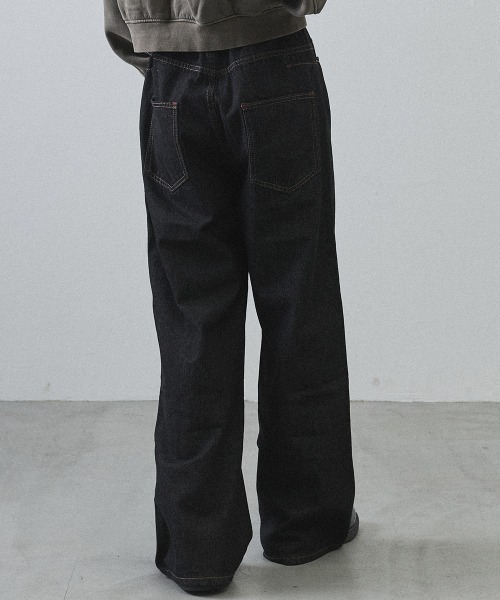 Shoowtime（ショウタイム）の「Button Fly Grunge Denim / ボタンフライグランジデニム（デニムパンツ・メンズ・ブラック・MEDIUM/LARGE/X-LARGE）」の9枚目の写真