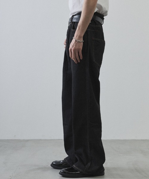 Shoowtime（ショウタイム）の「Button Fly Grunge Denim / ボタンフライグランジデニム（デニムパンツ・メンズ・ブラック・MEDIUM/LARGE/X-LARGE）」の16枚目の写真