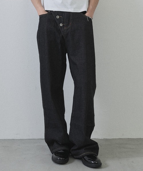 Shoowtime（ショウタイム）の「Button Fly Grunge Denim / ボタンフライグランジデニム（デニムパンツ・メンズ・ブラック・MEDIUM/LARGE/X-LARGE）」の20枚目の写真