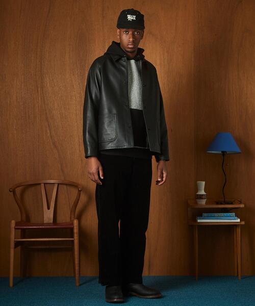 schott(ショット)の「Schott/ショット/LAMB LEATHER COVERALL JACKET/ラムレザー カバーオール ジャケット(ライダースジャケット・メンズ・ブラック・M/L/XL/2XL)」の7枚目の写真