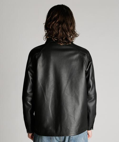schott(ショット)の「Schott/ショット/LAMB LEATHER COVERALL JACKET/ラムレザー カバーオール ジャケット(ライダースジャケット・メンズ・ブラック・M/L/XL/2XL)」の11枚目の写真
