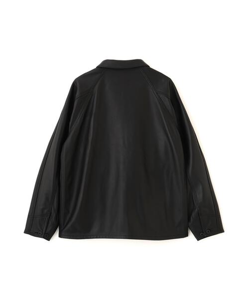 schott(ショット)の「Schott/ショット/LAMB LEATHER COVERALL JACKET/ラムレザー カバーオール ジャケット(ライダースジャケット・メンズ・ブラック・M/L/XL/2XL)」の4枚目の写真