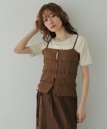 CLEIO | 【CLEIO】リンクルメロウキャミトップス WRINKLE MELLOW CAMI TOP(キャミソール)