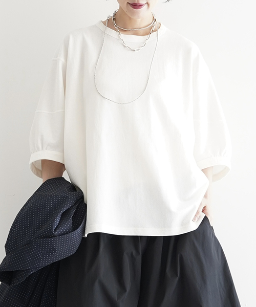 JOURNAL STANDARD LUXE(ジャーナルスタンダード ラックス)の「Olivia's PO(Tシャツ/カットソー・レディース・カーキ/ホワイト/チャコールグレー・FREE)」の2枚目の写真