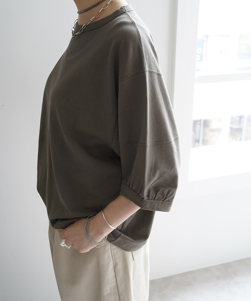 JOURNAL STANDARD LUXE(ジャーナルスタンダード ラックス)の「Olivia's PO(Tシャツ/カットソー・レディース・カーキ/ホワイト/チャコールグレー・FREE)」の3枚目の写真