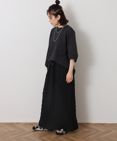JOURNAL STANDARD LUXE(ジャーナルスタンダード ラックス)の「Olivia's PO(Tシャツ/カットソー・レディース・カーキ/ホワイト/チャコールグレー・FREE)」の7枚目の写真