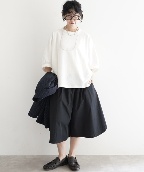 JOURNAL STANDARD LUXE(ジャーナルスタンダード ラックス)の「Olivia's PO(Tシャツ/カットソー・レディース・カーキ/ホワイト/チャコールグレー・FREE)」の9枚目の写真