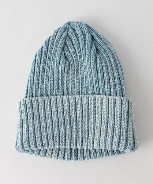 BEAUTY&YOUTH UNITED ARROWS（ビューティーアンドユースユナイテッドアローズ）の「BY コットン リブ ワッチキャップ◆（ニットキャップ/ビーニー・メンズ・ピンク/ダークグレー/ライトブルー/その他1/その他2/その他3/オリーブ・FREE）」の7枚目の写真