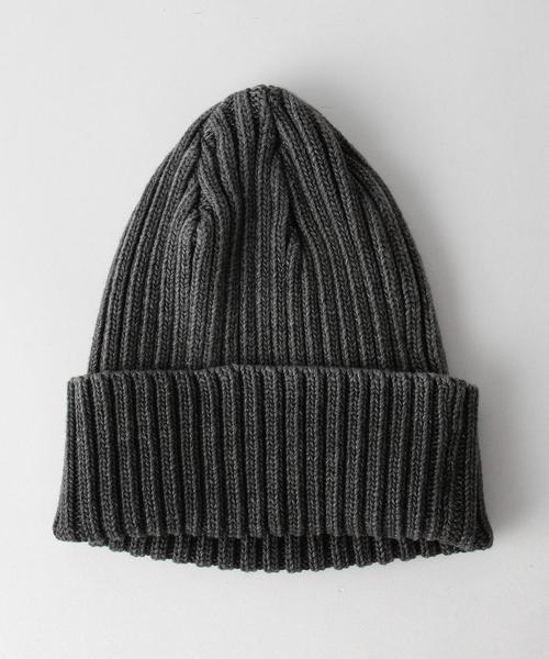 BEAUTY&YOUTH UNITED ARROWS（ビューティーアンドユースユナイテッドアローズ）の「BY コットン リブ ワッチキャップ◆（ニットキャップ/ビーニー・メンズ・ピンク/ダークグレー/ライトブルー/その他1/その他2/その他3/オリーブ・FREE）」の13枚目の写真