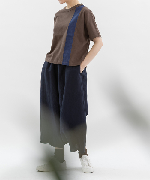 nop de nod（ノップドゥノッド）の「リネンレーヨンサルエルスカートパンツ（その他パンツ・レディース・ネイビー/ブラック/ライトブルー・M）」の16枚目の写真