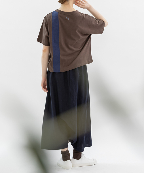 nop de nod（ノップドゥノッド）の「リネンレーヨンサルエルスカートパンツ（その他パンツ・レディース・ネイビー/ブラック/ライトブルー・M）」の17枚目の写真