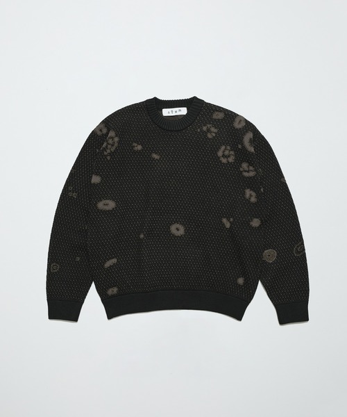 bal(バル)の「JACQUARD PATTERN CREWNECK SWEATER(ニット/セーター・メンズ・ブラック/ブラウン/グレー・3/2/1)」の11枚目の写真